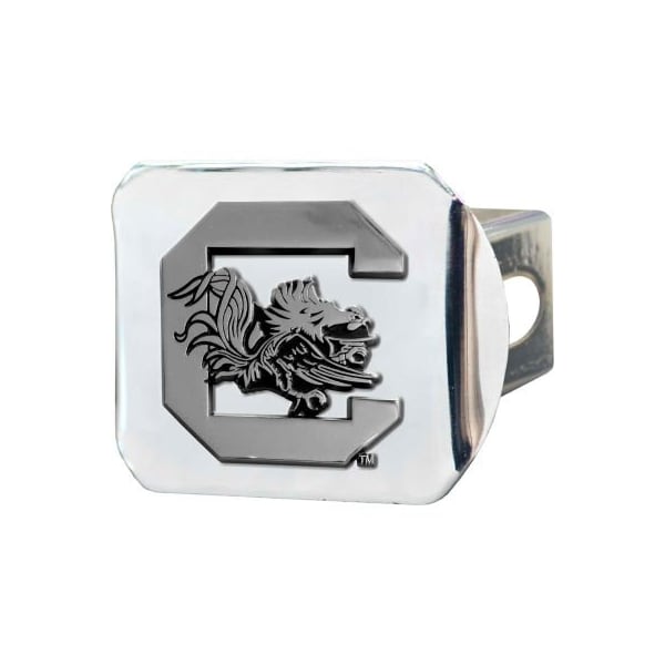 Fanmats University of South Carolina - 3-D Chrome Hitch Cover 3-3/8" x 4" - 15046 15046 - main